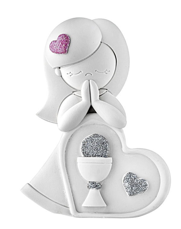 PLACCA BIMBA COMUNIONE GLITTER ARG BONGELLI