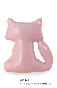 GATTO ROSA A LED