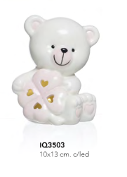 ORSO ROSA 4FOGLIO LED