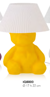 ORSO LAMPADA GIALLO SAG