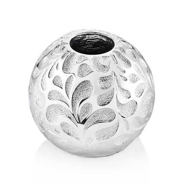 Vaso "damasco" rotondo h 35 cm