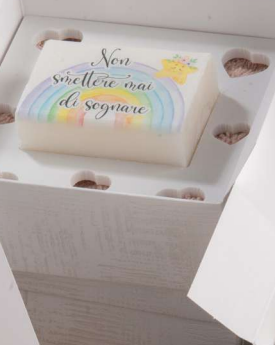 SAPONE+ASCIUGAMANO ARCOBALENO